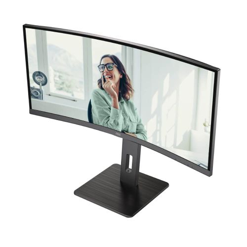 Monitor AOC CU34P3CV 34"/VA,21:9,zakrivljen/3440x1440/100Hz/1ms MPRT/HDMI,DP,USB/visina/VESA/crna slika 3