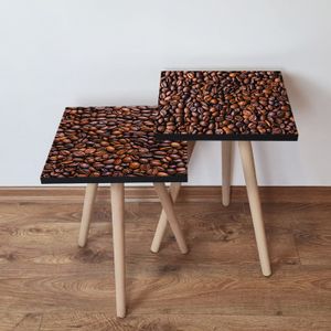 Nesting stolovi 2Shp226 - (2 komada) - boje: smeđa