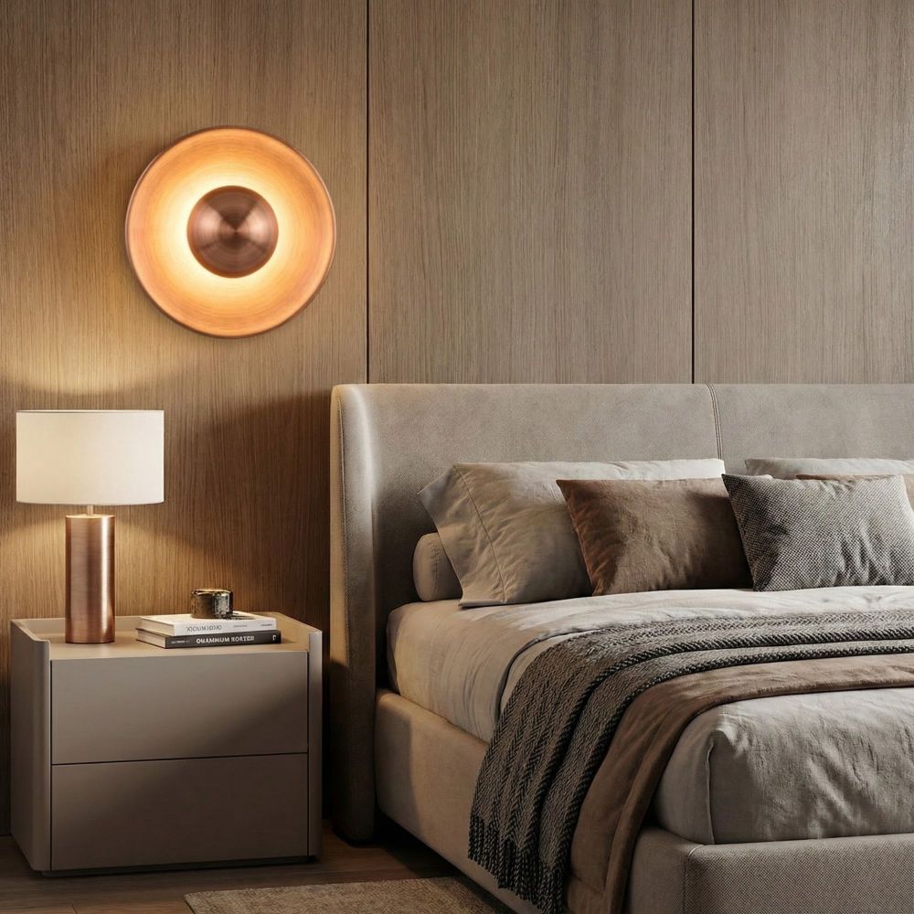 Zidna Lampa Node - 16150 - B, boje: Bakra slika 3