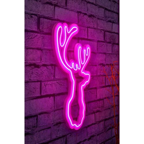 Wallity Ukrasna plastična LED rasvjeta, Deer - Pink slika 1