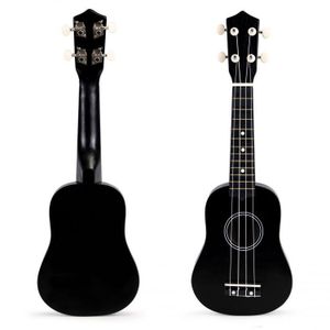 Eco Toys Ukulele gitara za decu 4 Žice crna