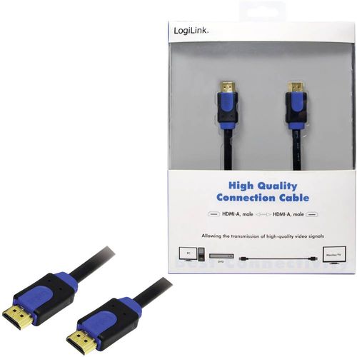 LogiLink HDMI priključni kabel HDMI A utikač, HDMI A utikač 10.00 m crna CHB1110  HDMI kabel slika 3