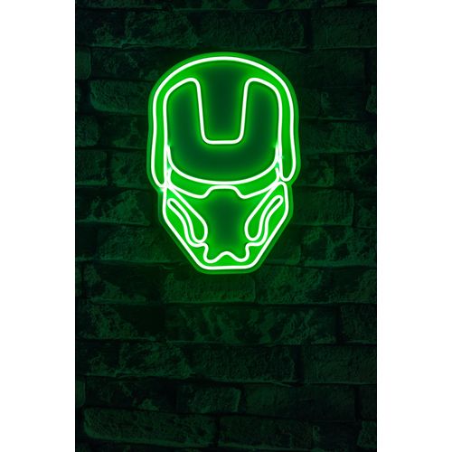 Wallity Ukrasna plastična LED rasvjeta, Iron Man - Green slika 2