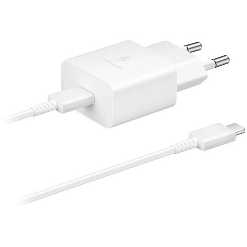 Samsung kućni punjač, USB-C 15W + TipC kabl, beli slika 1