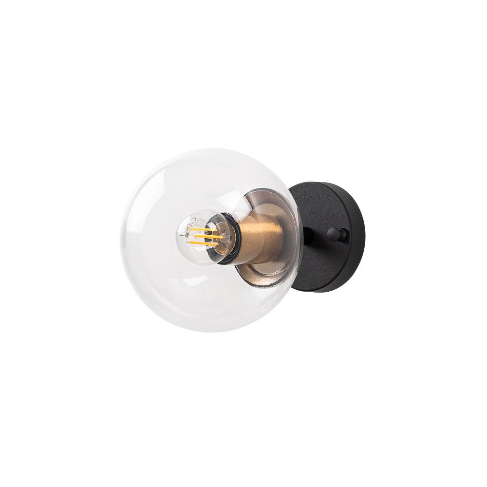 Atmaca - 10225 Crna Antikna Zidna Lampa slika 4