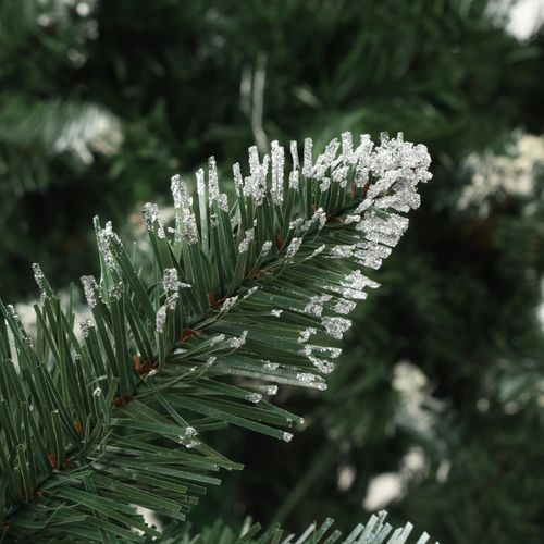 Umjetno božićno drvce sa šiškama i bijelim sjajem 180 cm slika 24