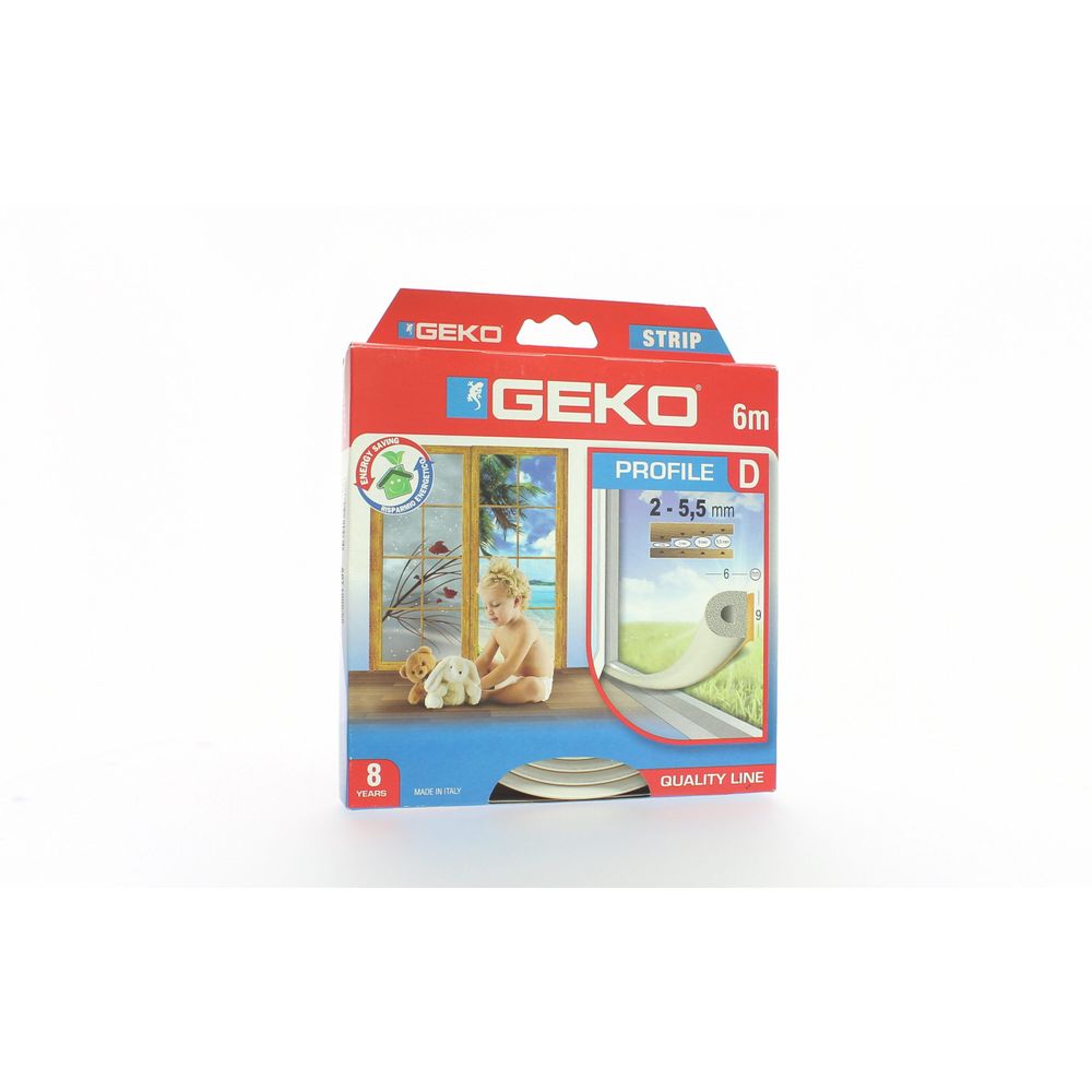 GEKO D-Profila Dihtung Traka - Bijela slika 1