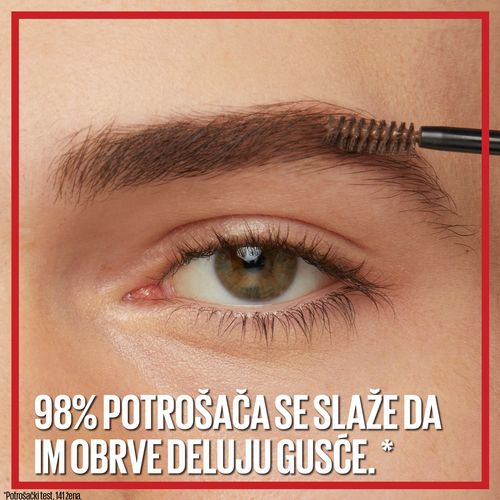 Maybelline New York Tattoo Brow 36H gel za obrve Medium Brown  slika 8