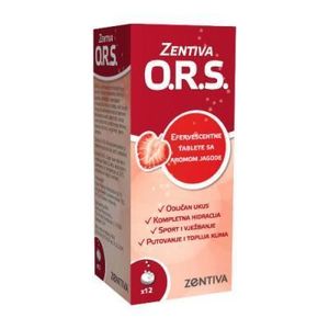 Zentiva O.R.S. Efervescentne Tablete - Jagoda (12 kom)