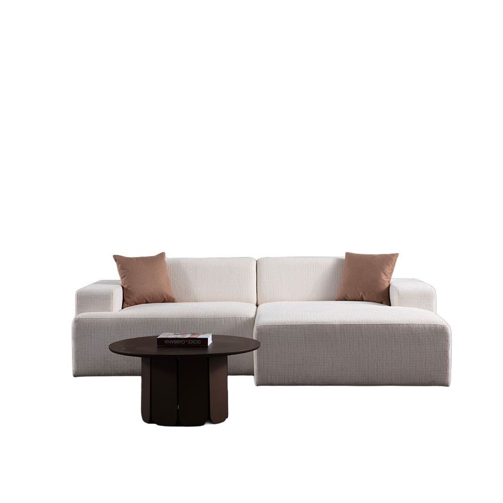 Ugaona Sofa Melva (L1,5 + Chl Desno) - bijela slika 3