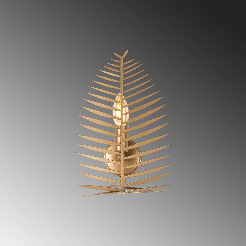 Zidna Lampa Leaf - 15322, boje: Zlato slika 5