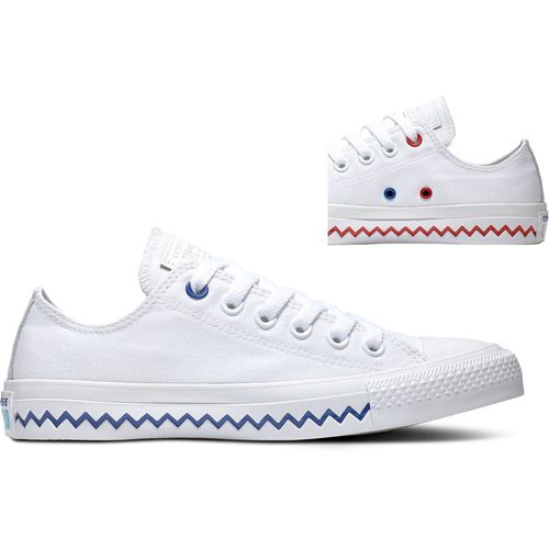 Ženske tenisice CTAS OX white/UNIVERSITY RED/RUSH BLUE Converse 566733C slika 1