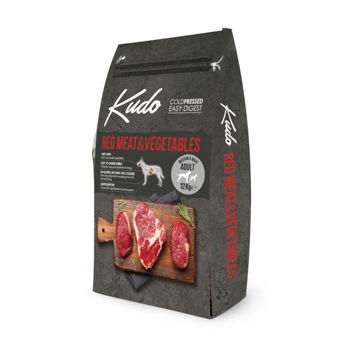 KUDO LG RED MEAT&VEGETABLES MED-MAXI ADULT 12kg       slika 1