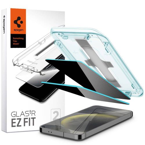 Spigen – Glas.tR EZ-FIT (2 kom) za Samsung Galaxy S24 Plus – privacy staklo slika 1