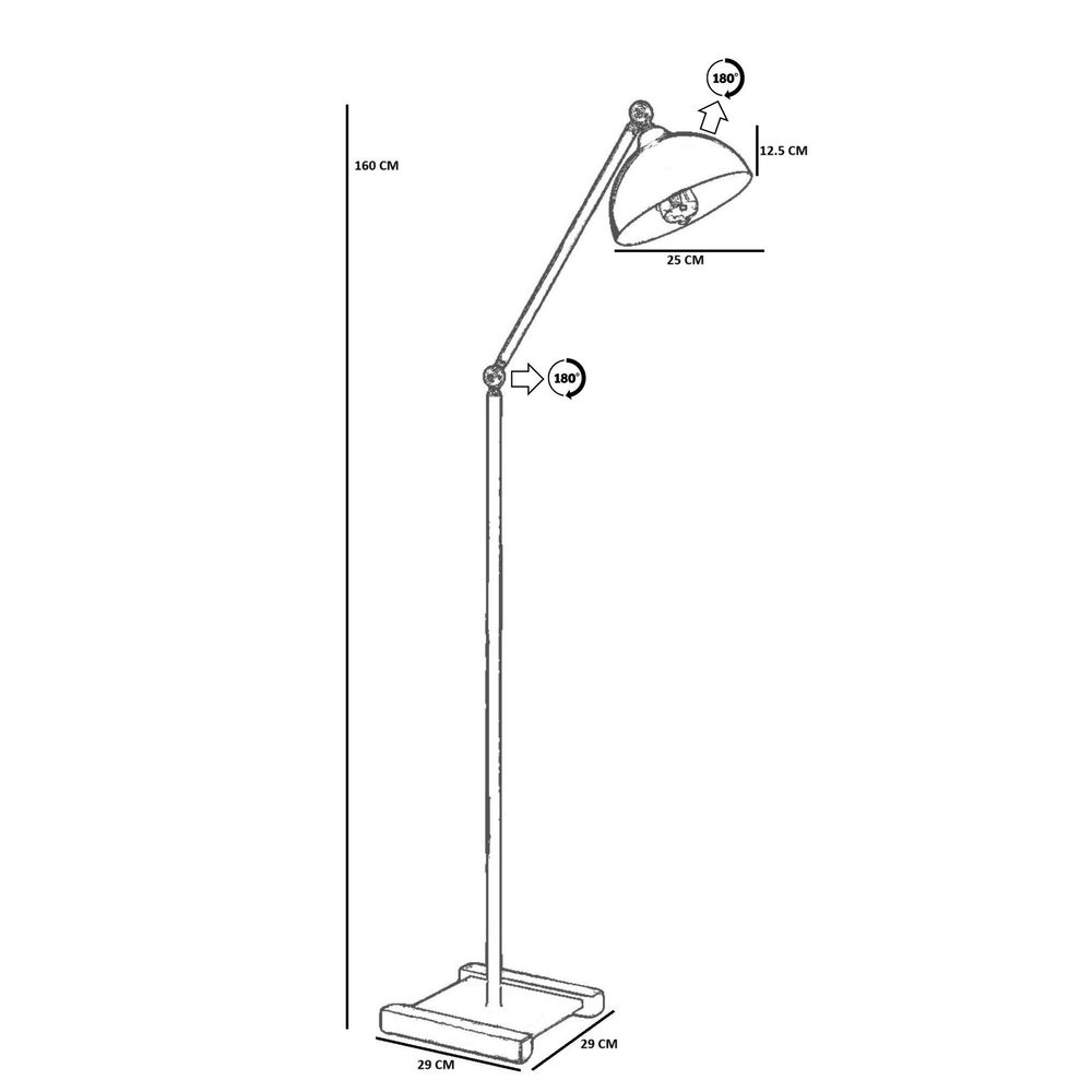 Opviq Podna lampa 596, menta slika 4