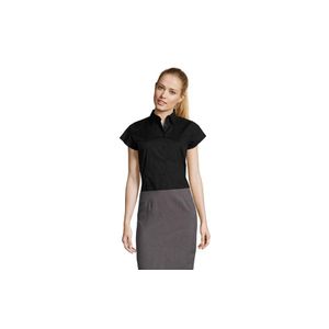 EXCESS ženska košulja sa kratkim rukavima - Crna, XL 
