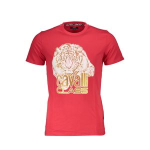 CAVALLI CLASS T-SHIRT SHORT SLEEVE MAN RED