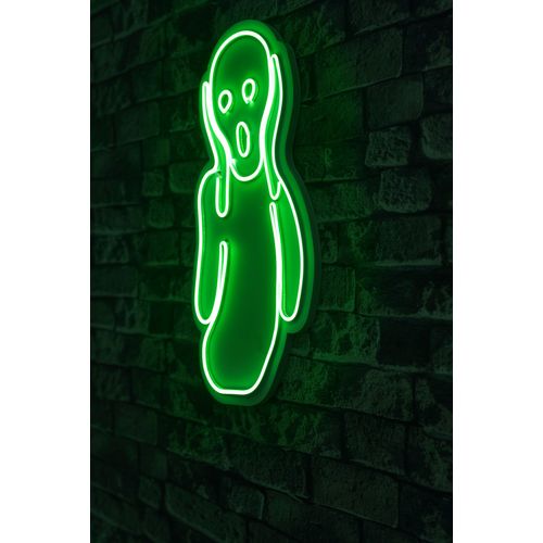 Wallity Ukrasna plastična LED rasvjeta, Scream - Green slika 3