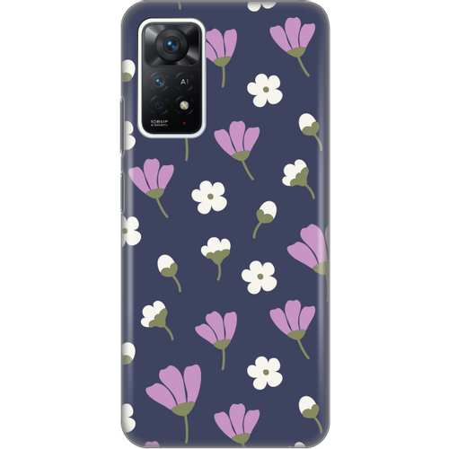 Torbica Silikonska Print Skin za Xiaomi Redmi Note 11 Pro 4G/5G Spring flowers slika 1