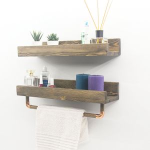 Aa117 Walnut Wall Shelf