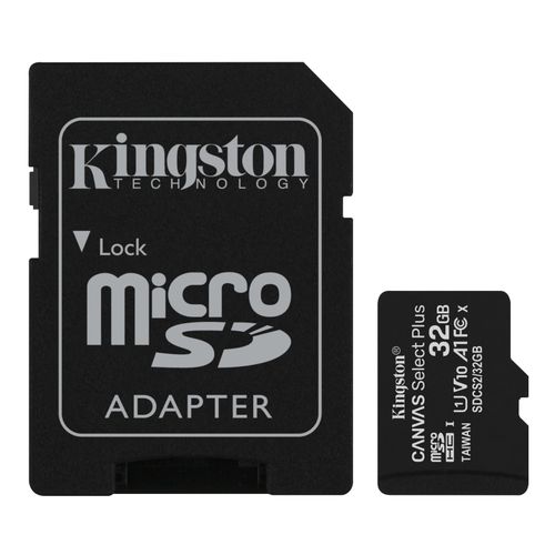 Kingston A1 MicroSDHC 32GB 100R class 10 SDCS2/32GB + adapter slika 1