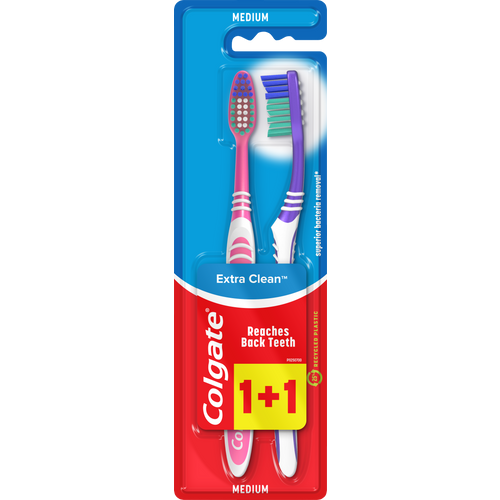 Colgate četkica za zube Extra Clean 1+1 slika 1