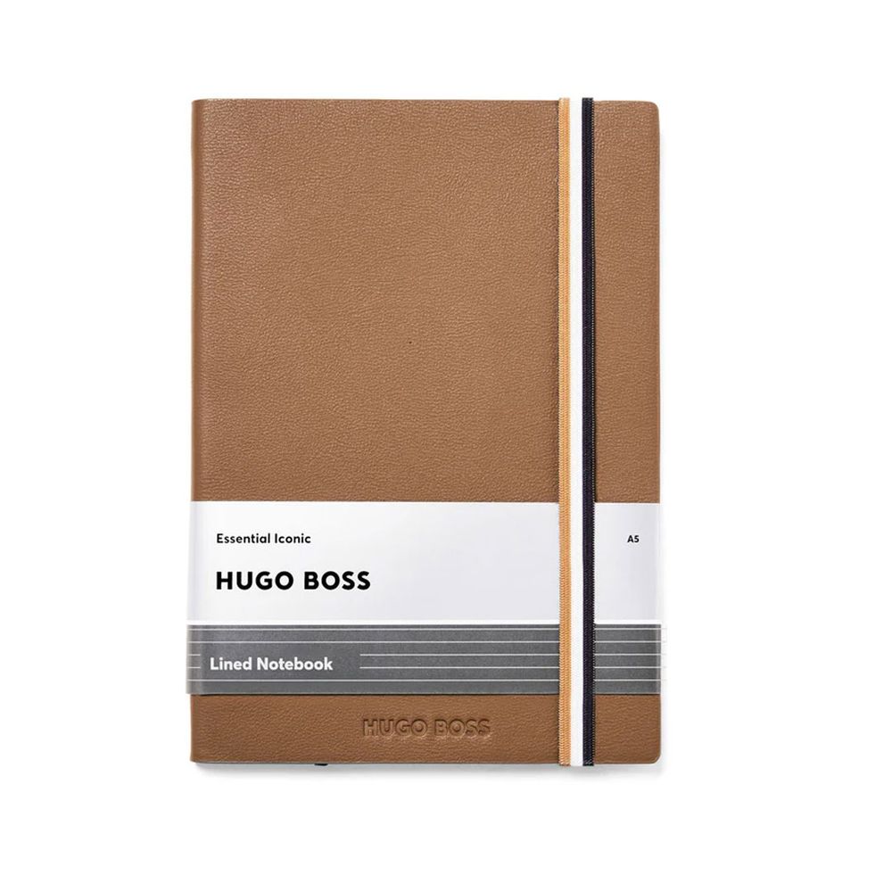 Hugo Boss Notes Iconic A5 HNH321XL dikto, kamel slika 1