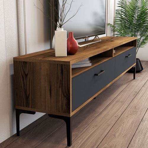 Woody Fashion TV jedinica, Istanbul - Walnut, Anthracite slika 4