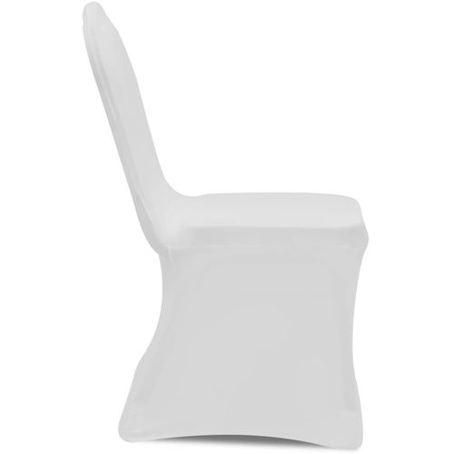 Navlake za stolice rastezljive bijele 30 kom slika 4