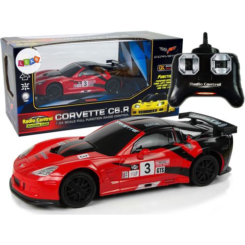 Sportski auto na daljinsko upravljanje Corvette C6.R crveni slika 1