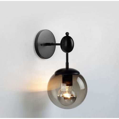 TOOLIGHT Staklena zidna svjetiljka crna APP750-1W slika 5