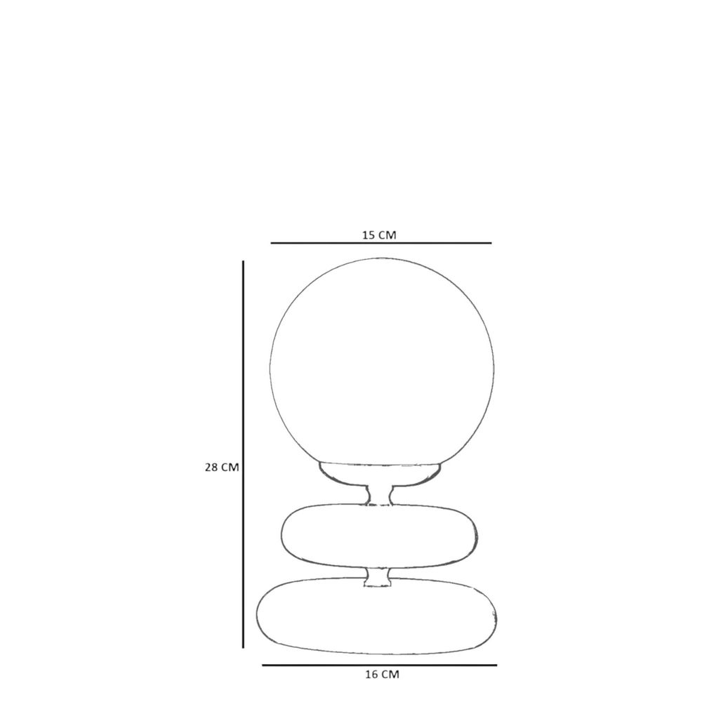 8901-4 HoneyWalnut Stolna Lampa slika 5