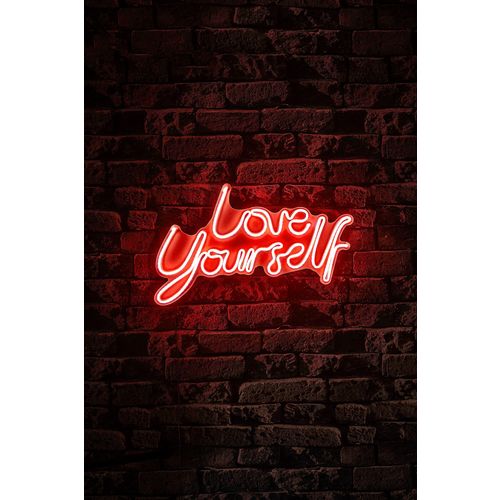 Wallity Zidna LED dekoracija, Love Yourself - Red slika 4