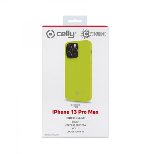 CELLY Futrola CROMO za iPhone 13 PRO MAX u FLUORESCENTNO ŽUTOJ boji slika 3