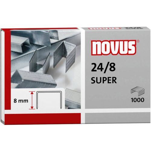 Novus 040-0038 Vrsta (spajalice): 24/8 spajalica 1000 St. 1.000 kom./paket Snaga uvezivanja: 50 listova (80 GSM) slika 3