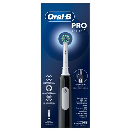 Oral-B električna četkica PRO SERIES1 BLACK CROSS ACTION slika 3