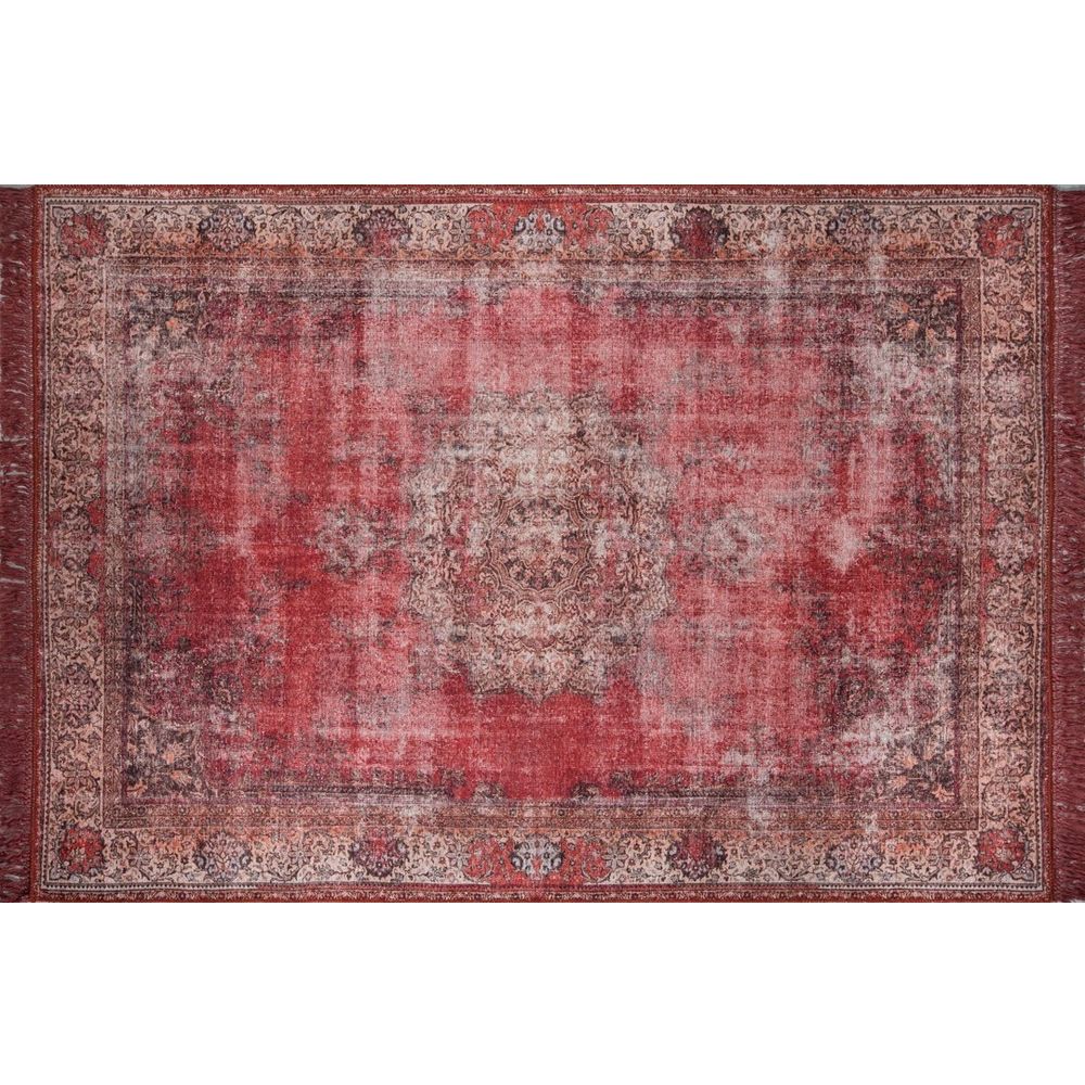 Blues Chenille - Crveni AL 119 Višenamjenski Tepih (75 x 230 cm) slika 3