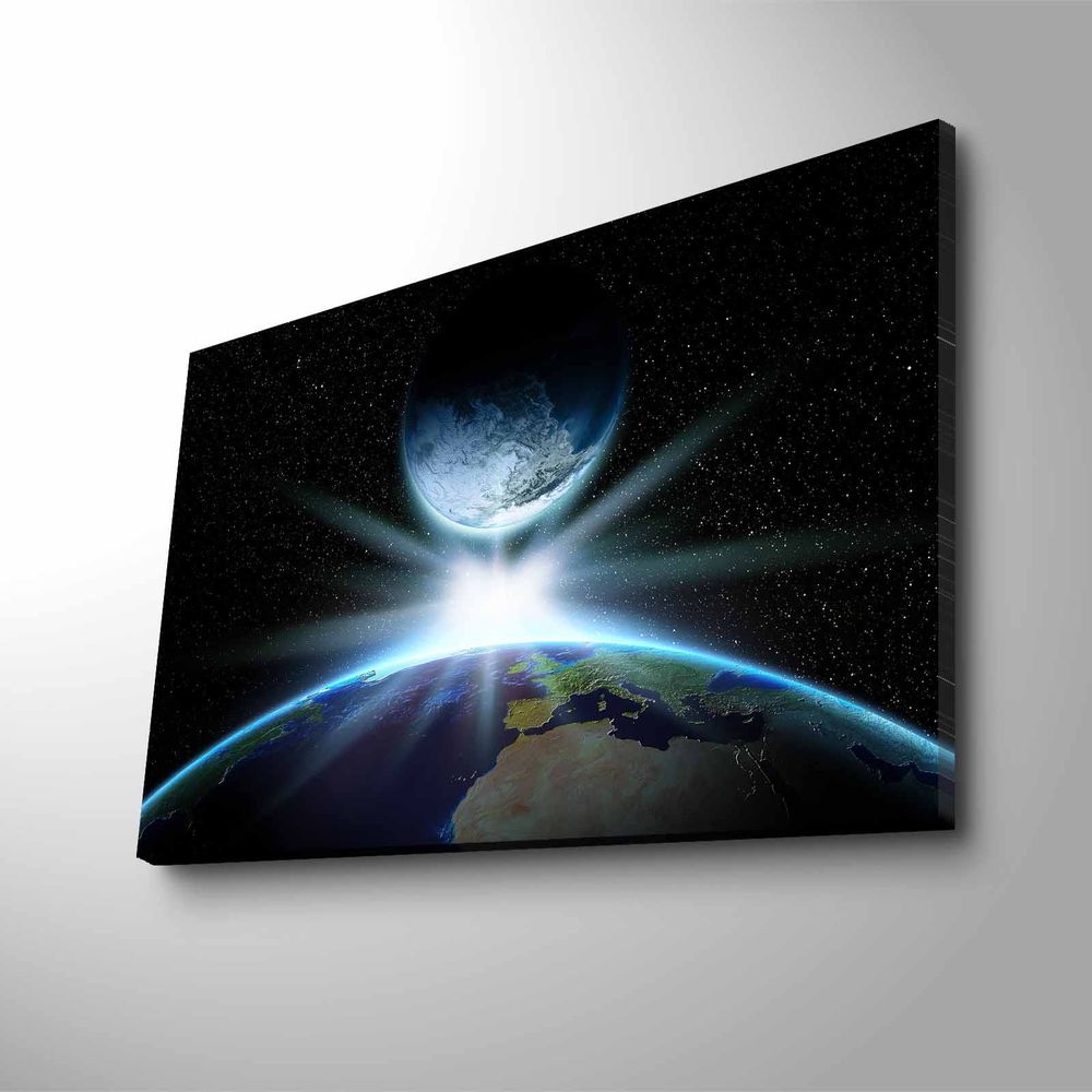 NASA-039 Višebojna Dekorativna Slikana Platna sa LED Osvjetljenjem slika 2