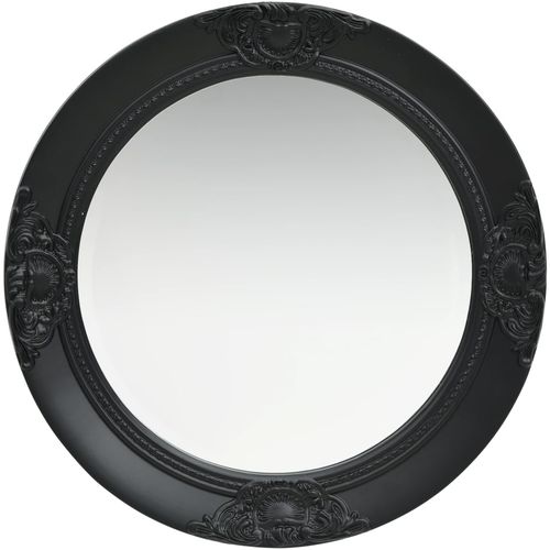 Zidno ogledalo u baroknom stilu 50 cm crno slika 2