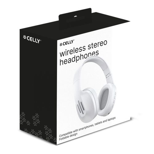 CELLY bluetooth slušalice 'over head/preko glave' FLOWBEAT u BELOJ boji slika 2