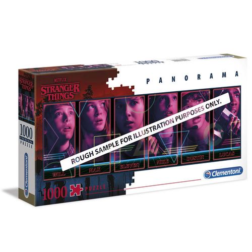 Stranger Things Panorama Puzzle - 1000 Dijelova slika 2