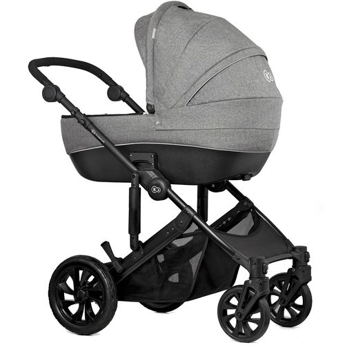 Kinderkraft kolica Prime Lite 3u1, siva slika 5