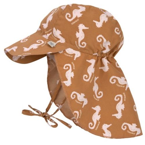 Lässig Kapa sa zaštitom za vrat Flap Hat Seahorse caramel, 19-36 mj. slika 1