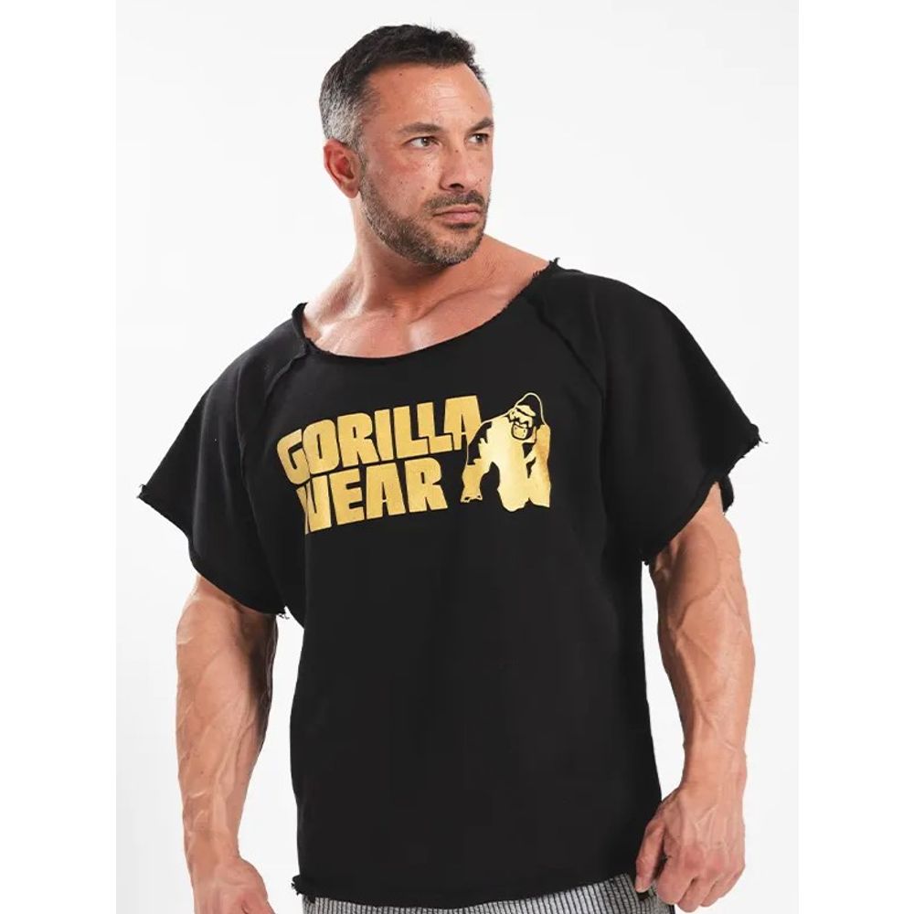 Gorilla Wear CLASSIC Trening Majica, Crno/Zlatna slika 1