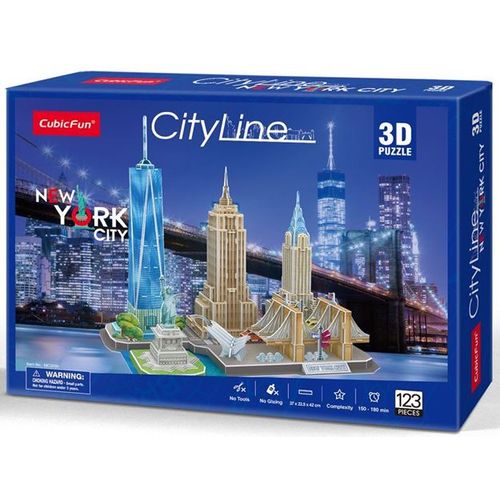 Cubicfun 3D puzle City Line New York slika 6