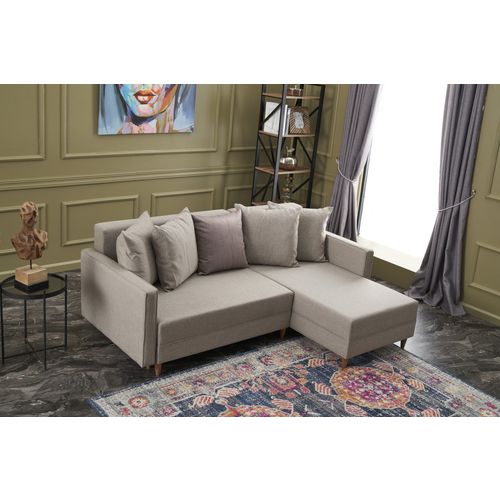 Atelier Del Sofa Kutna garnitura na razvlačenje AYDAM desna, krem, Aydam Right - Cream slika 2