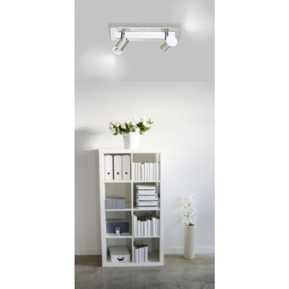 Eglo Rottelo Reflektor sa 2 LED Svjetla, 2x5W, 2x400lm, Mat Krom slika 2