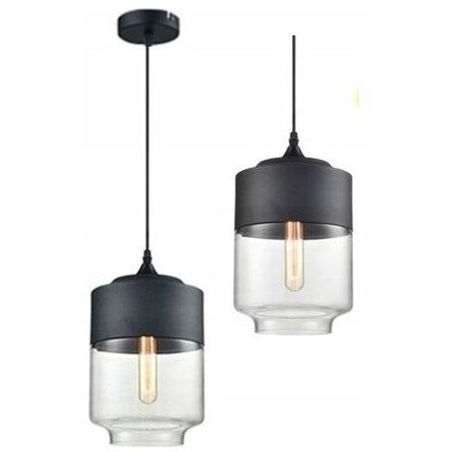 TOOLIGHT Staklena stropna svjetiljka Zenit C Black slika 1