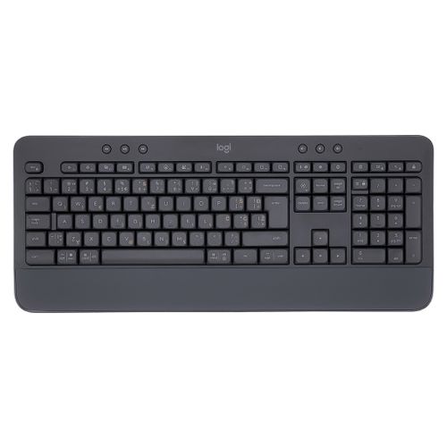 Bežična tipkovnica Logitech K650 Signature, USB, grafitna, SLO raspored slika 1