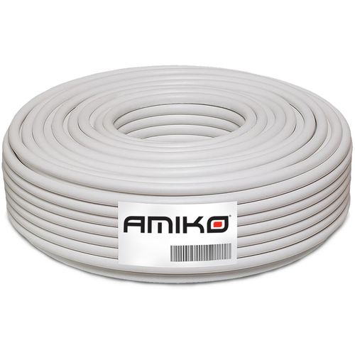 Amiko Koaksijalni kabel RG-6, BC, 100dB, 100 met. - RG6-BC/100db - 100m slika 1